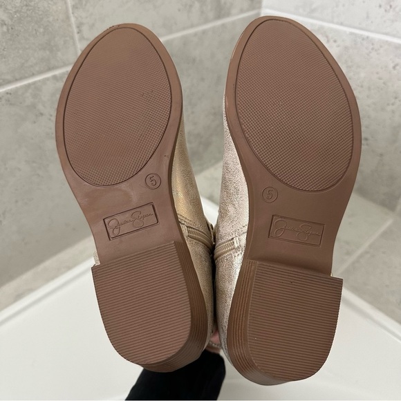 JESSICA SIMPSON Big Girls Gold Boots Size 5 - Picture 16 of 16